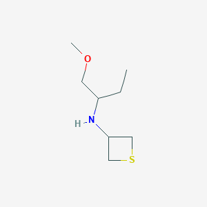 N-(1-Methoxybutan-2-yl)thietan-3-amine