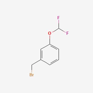 molecular formula C8H7BrF2O B1301629 3-(Difluoromethoxy)benzyl bromide CAS No. 72768-95-7