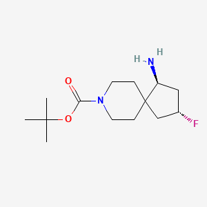 tert-butyl (2R,4S)-4-amino-2-fluoro-8-azaspiro[4.5]decane-8-carboxylate