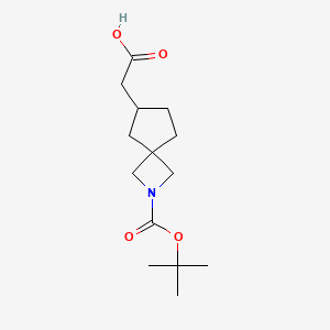 2-(2-(tert-Butoxycarbonyl)-2-azaspiro[3.4]octan-6-yl)acetic acid