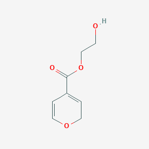 molecular formula C8H10O4 B13016365 2-Hydroxyethyl 2H-pyran-4-carboxylate 