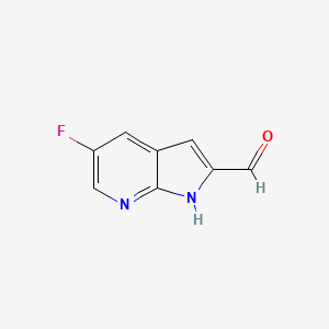 5-Fluoro-1H-pyrrolo[2,3-b]pyridine-2-carbaldehyde