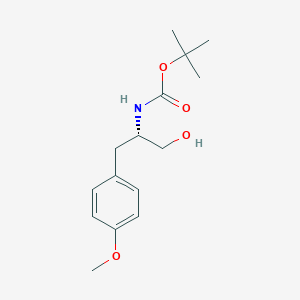 molecular formula C15H23NO4 B13016401 O-Methyl-N-boc-L-tyrosinol 