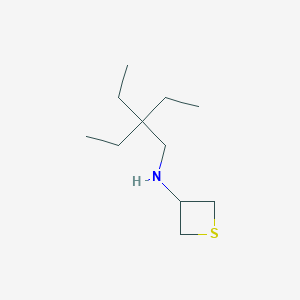 N-(2,2-Diethylbutyl)thietan-3-amine