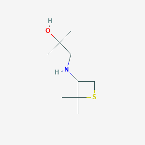 1-((2,2-Dimethylthietan-3-yl)amino)-2-methylpropan-2-ol