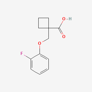 1-((2-Fluorophenoxy)methyl)cyclobutanecarboxylic acid