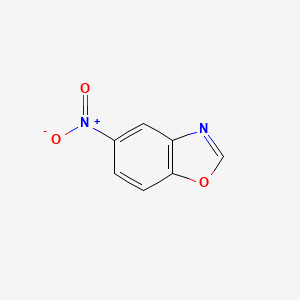 molecular formula C7H4N2O3 B1301649 5-硝基苯并噁唑 CAS No. 70886-33-8