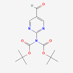 Di(tert-butyl)-5-formyl-2-pyrimidinyl-imidodicarboxylate