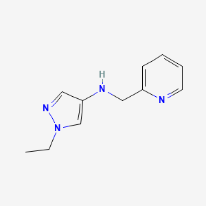 1-Ethyl-N-(pyridin-2-ylmethyl)-1H-pyrazol-4-amine