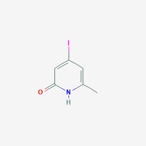 molecular formula C6H6INO B13016593 4-iodo-6-methylpyridin-2(1H)-one 