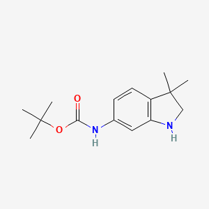 6-Amino-N-Boc-3,3-dimethyl-2,3-dihydro-indole