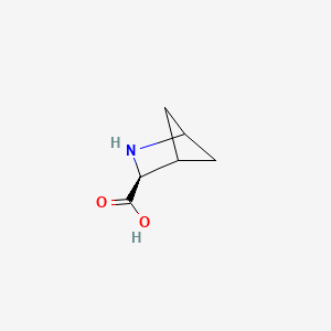 molecular formula C6H9NO2 B13016628 (3S)-2-azabicyclo[2.1.1]hexane-3-carboxylic acid 