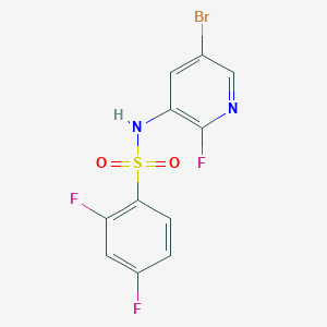 N-(5-Bromo-2-fluoropyridin-3-yl)-2,4-difluorobenzenesulfonamide