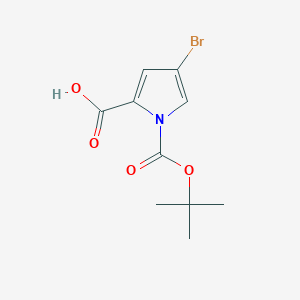 4-Bromo-1-(tert-butoxycarbonyl)-1H-pyrrole-2-carboxylic acid