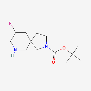 tert-Butyl 9-fluoro-2,7-diazaspiro[4.5]decane-2-carboxylate