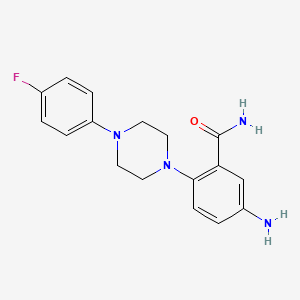 5-Amino-2-(4-(4-fluorophenyl)piperazin-1-yl)benzamide