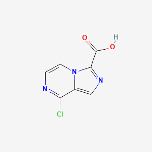 8-Chloroimidazo[1,5-a]pyrazine-3-carboxylic acid