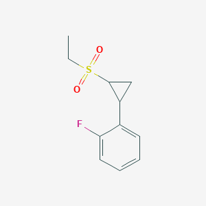 1-(2-(Ethylsulfonyl)cyclopropyl)-2-fluorobenzene