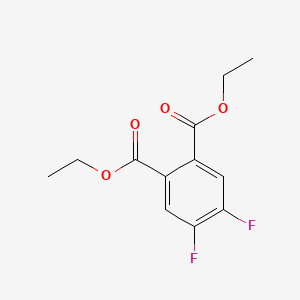 molecular formula C12H12F2O4 B13016824 Diethyl 4,5-difluorophthalate 