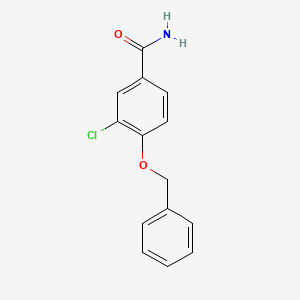 4-(Benzyloxy)-3-chlorobenzamide