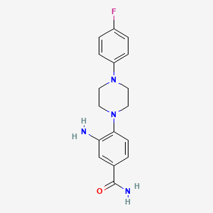 3-Amino-4-(4-(4-fluorophenyl)piperazin-1-yl)benzamide