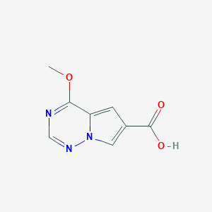 4-Methoxypyrrolo[2,1-f][1,2,4]triazine-6-carboxylic acid