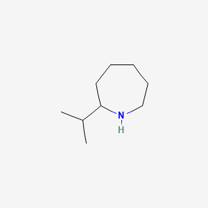 molecular formula C9H19N B13016884 2-(Propan-2-yl)azepane CAS No. 383129-08-6