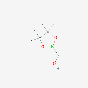 molecular formula C7H15BO3 B13016895 (4,4,5,5-Tetramethyl-1,3,2-dioxaborolan-2-yl)methanol 