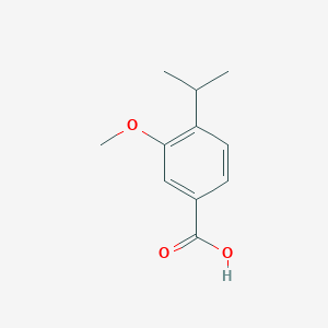 molecular formula C11H14O3 B13016915 4-Isopropyl-3-methoxybenzoic acid 