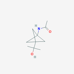 N-[3-(2-hydroxypropan-2-yl)bicyclo[1.1.1]pentan-1-yl]acetamide