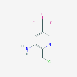 2-(Chloromethyl)-5-(trifluoromethyl)pyridin-3-amine