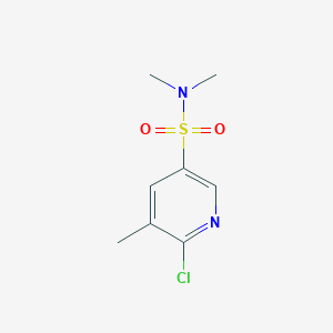 6-chloro-N,N,5-trimethylpyridine-3-sulfonamide