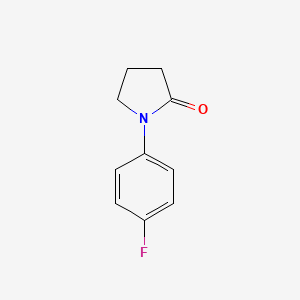 molecular formula C10H10FNO B1301709 1-(4-氟苯基)吡咯烷-2-酮 CAS No. 54660-08-1
