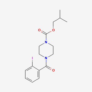 Isobutyl 4-(2-iodobenzoyl)piperazine-1-carboxylate