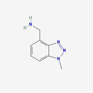 (1-Methyl-1H-benzo[d][1,2,3]triazol-4-yl)methanamine