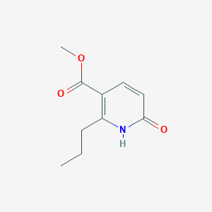 molecular formula C10H13NO3 B13017335 Methyl 6-oxo-2-propyl-1,6-dihydropyridine-3-carboxylate 