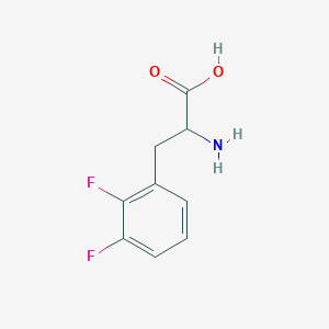 molecular formula C9H9F2NO2 B1301762 2-氨基-3-(2,3-二氟苯基)丙酸 CAS No. 236754-62-4