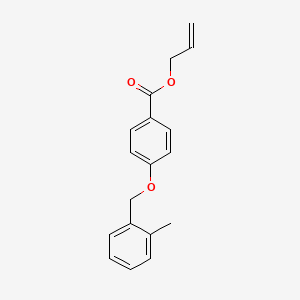 molecular formula C18H18O3 B13017639 Allyl 4-((2-methylbenzyl)oxy)benzoate 