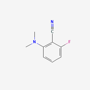 molecular formula C9H9FN2 B1301773 2-二甲基氨基-6-氟苯甲腈 CAS No. 96994-73-9