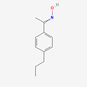 molecular formula C11H15NO B1301792 N-[1-(4-丙基苯基)亚乙基]羟胺 CAS No. 64128-26-3