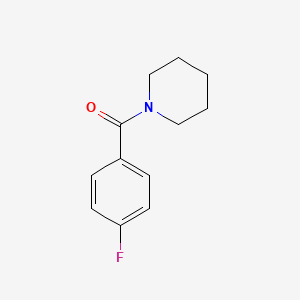molecular formula C12H14FNO B1301799 (4-氟苯基)(哌啶-1-基)甲酮 CAS No. 58547-67-4