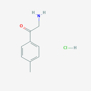 molecular formula C9H12ClNO B130180 2-氨基-4'-甲基苯乙酮盐酸盐 CAS No. 5467-70-9