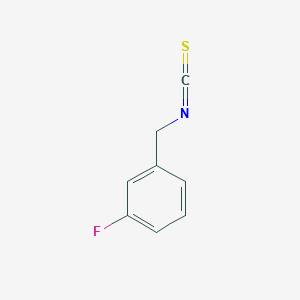 molecular formula C8H6FNS B1301804 3-氟苄基异硫氰酸酯 CAS No. 63351-94-0