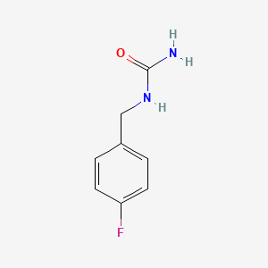 molecular formula C8H9FN2O B1301807 4-氟苄基脲 CAS No. 76523-24-5