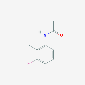 B1301819 N-(3-fluoro-2-methylphenyl)acetamide CAS No. 322-33-8
