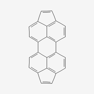 molecular formula C24H12 B13018196 Dicyclopenta[cd,lm]perylene CAS No. 80879-80-7