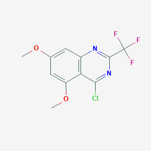 4-Chloro-5,7-dimethoxy-2-(trifluoromethyl)quinazoline