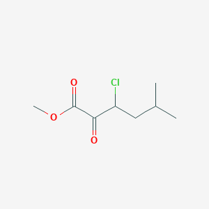 Methyl 3-chloro-5-methyl-2-oxohexanoate