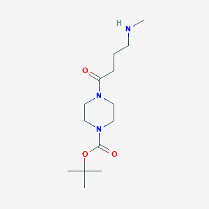 Tert-butyl 4-[4-(methylamino)butanoyl]piperazine-1-carboxylate