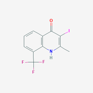 3-Iodo-2-methyl-8-(trifluoromethyl)quinolin-4(1H)-one